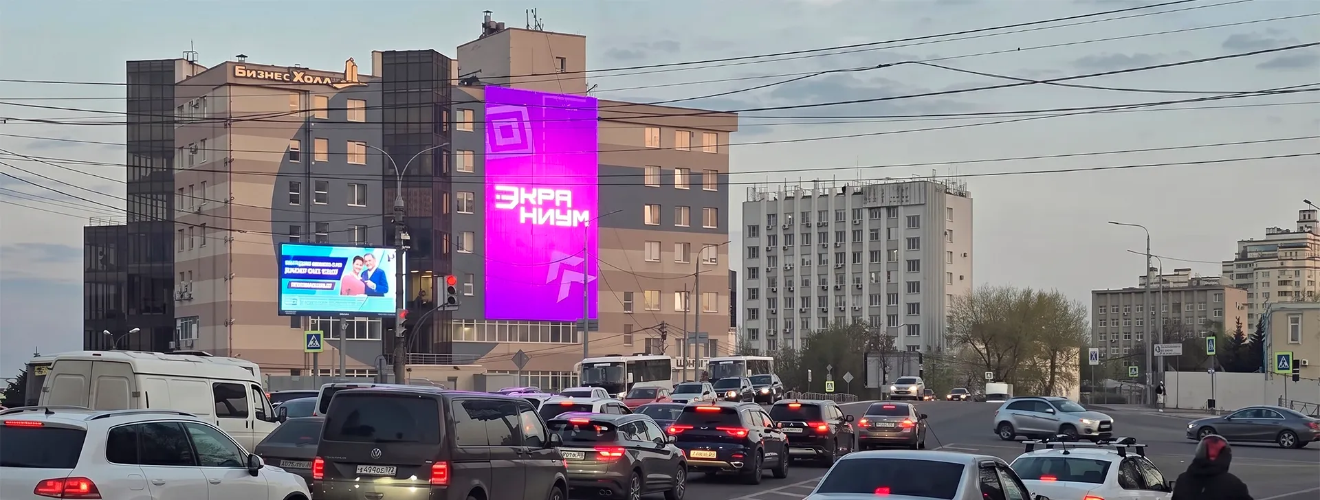 Медиафасад 10х20 м в Воронеже